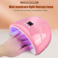 Nail Phototherapy Machine USB Nail Lamp 12 UV LEDs Light Curing 36W Nail Polish Gel Infrared Sensor Varnish Cured Machine Nail