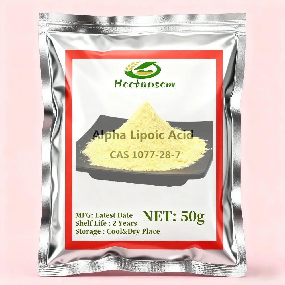 Polvo de ácido alfa lipoico 99% personalizado global, embalaje de papel de aluminio para entrega rápida, AALA [Última fecha]