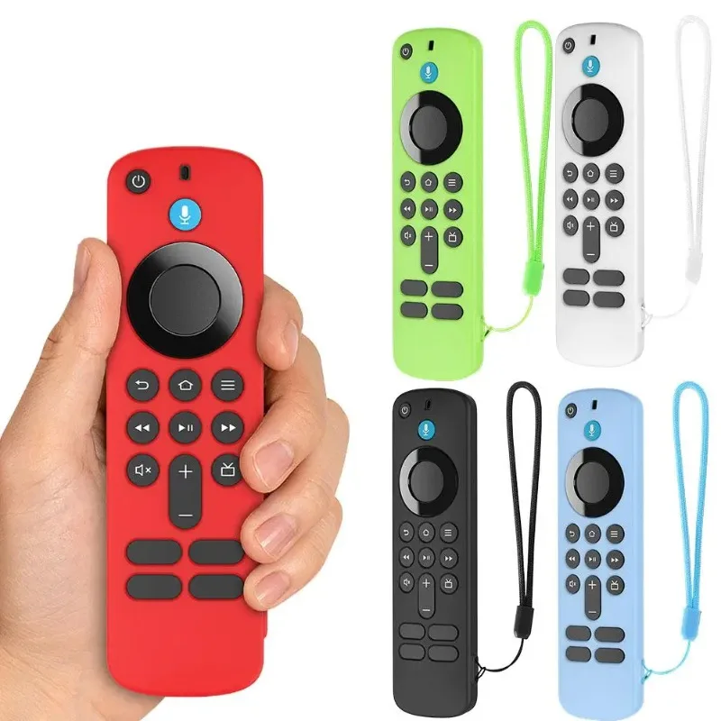 Silikon-Schutzhülle für die Fernbedienung des Fire TV Stick HD/4K, im Dunkeln leuchtende, sturzsichere, staubdichte Schutzhülle
