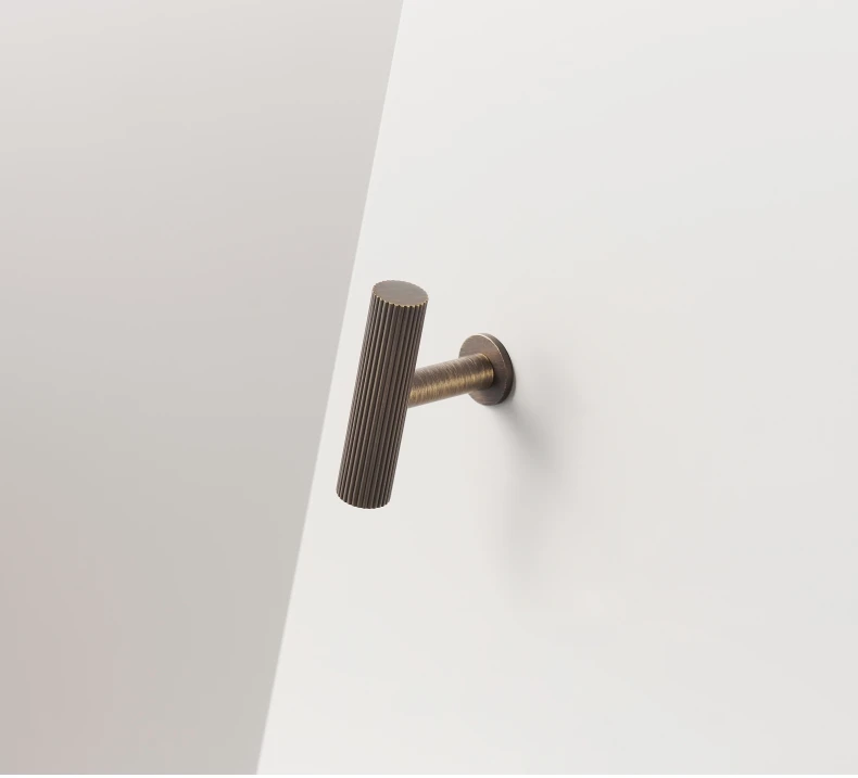 Dooroom Messing-Griffleisten, lineare Streifen, Möbelgriffe, antike Messinggriffe für Schränke, Kleiderschränke, Kommoden, Schuhschränke, Schubladen, Schranktüren, T-förmige Griffe – Detail 12