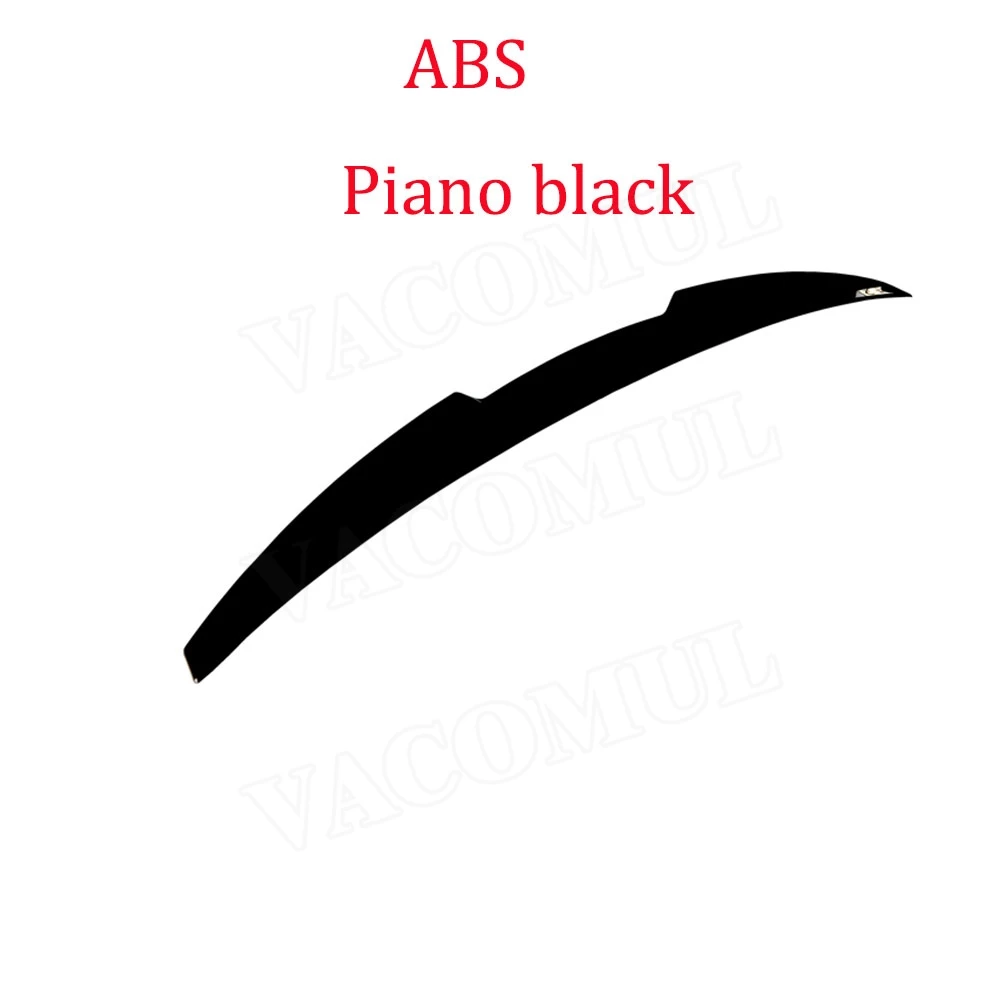 

Carbon Trunk Boot Trim Sticker ABS Gloss Black For Volkswagen VW Polo 2011-2018 Rear Roof Spoiler Wings Windshield Winglet Trims