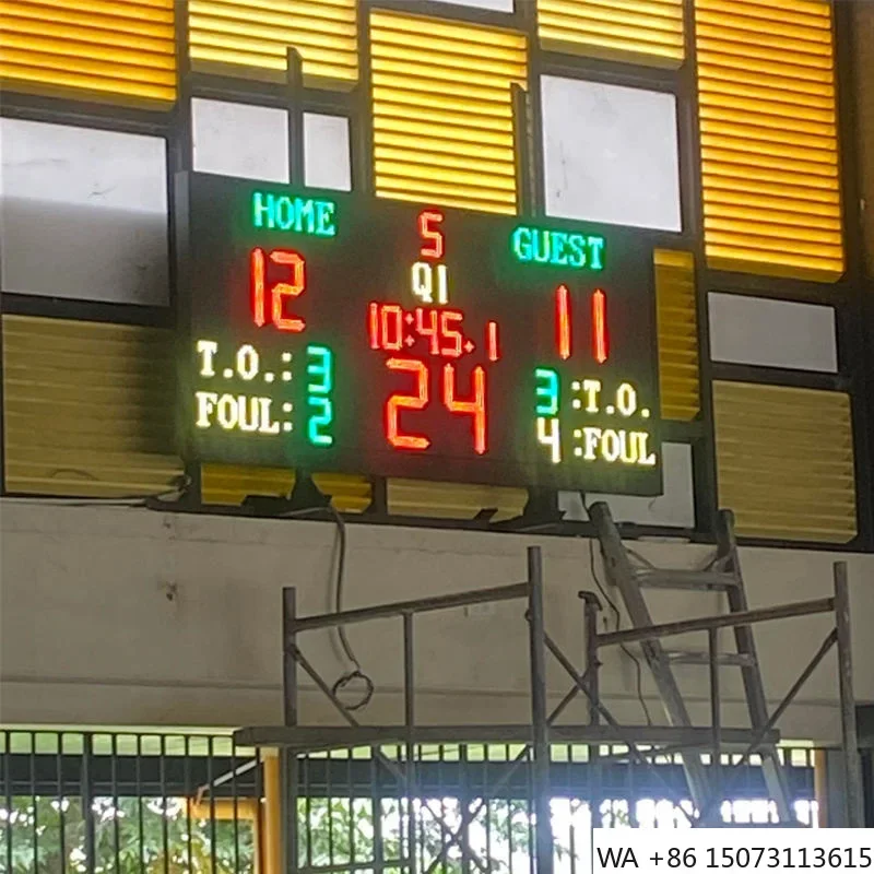 

LED Basketball Scoreboard Digital Scoring & Timing System for Sports Stadiums & Games