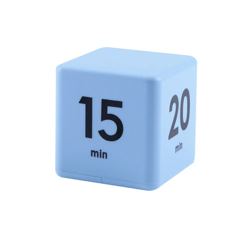 Productivité Cube Timer Sensor Gravity Flipping LED Affichage 4 Time Préréglage Double Modes Coundown Cooking Study Mini Digital Timer