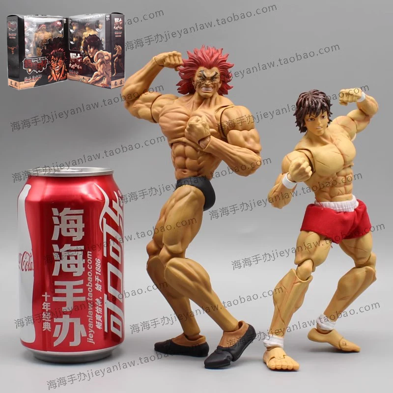 Anime Grappler Figures GK Hanma Yujiro Hanma Baki Action Figures Movable PVC Collection Model Ornament Toys Birthday Gifts