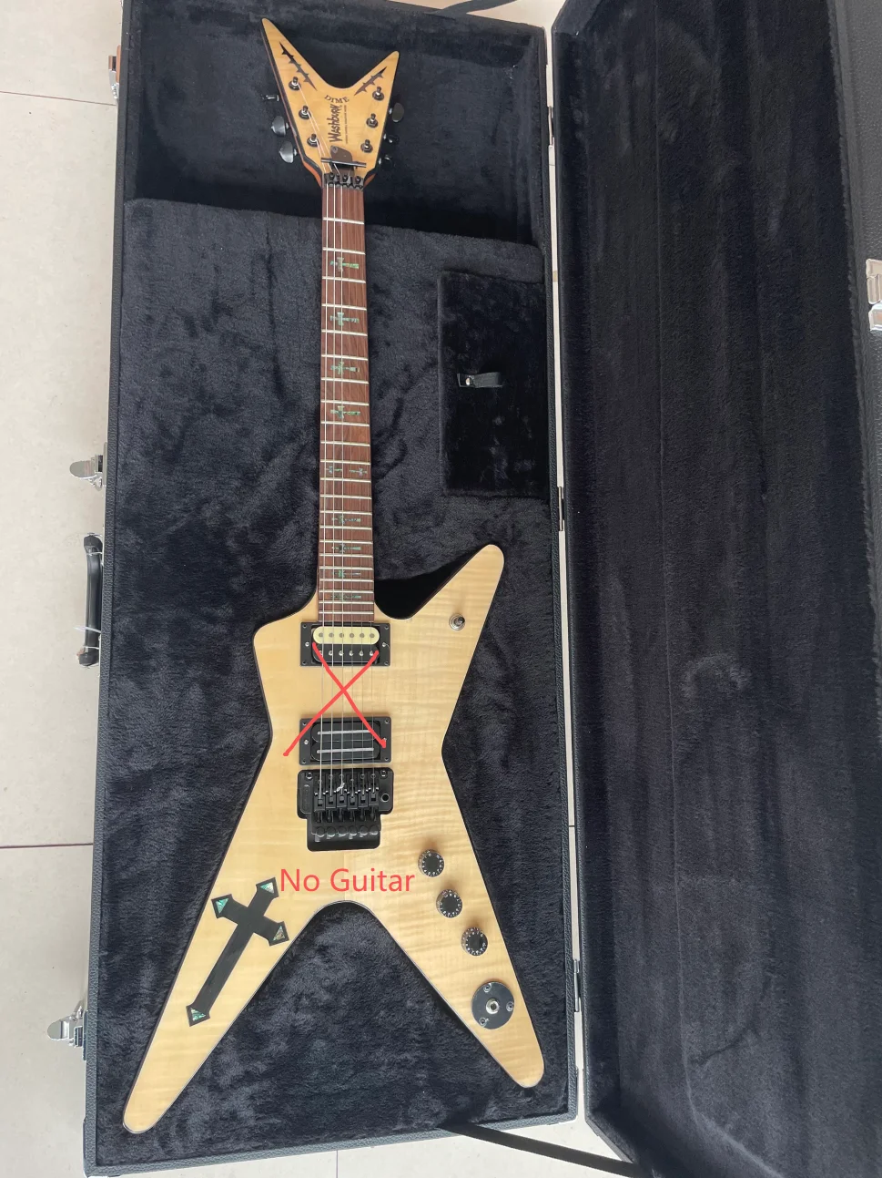 Electric Guitar Hardshell Case, Suitable For Washburn Dimebag