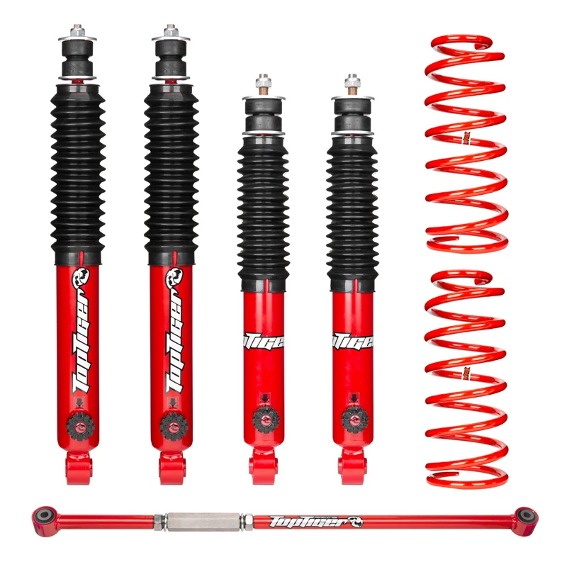 

For Landcruiser HDJ/UZJ100 Nitrogen Gas Charged Adjustable Shock Absorber Coil Spring 2 Inch Lift Kit