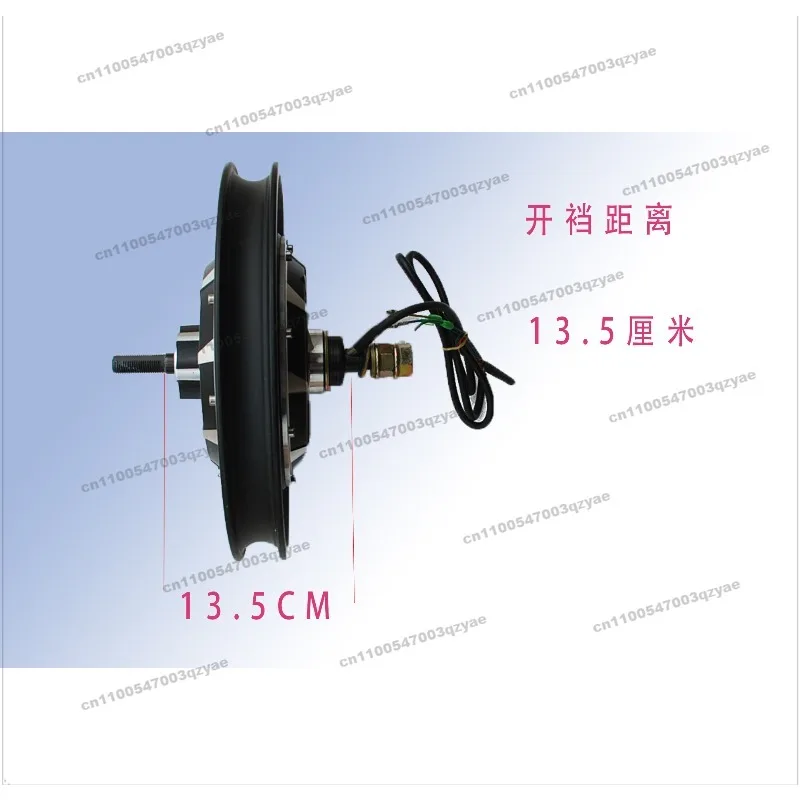 Electric Vehicle Driving Modified Motor 1200W Climbing High-speed High-power Battery  48V Lithium Battery Brushless 14 Inches