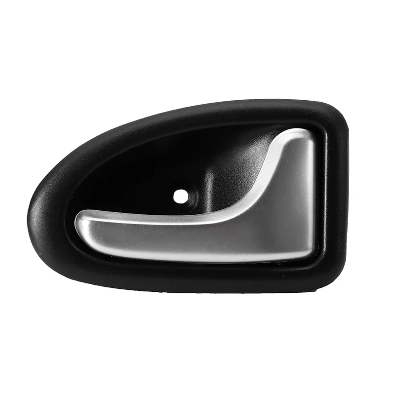 Bouton de porte intérieur de voiture, poignées de porte intérieures, convient à Renault Clio 2000-2009 2/3-4/5, Silver Foy