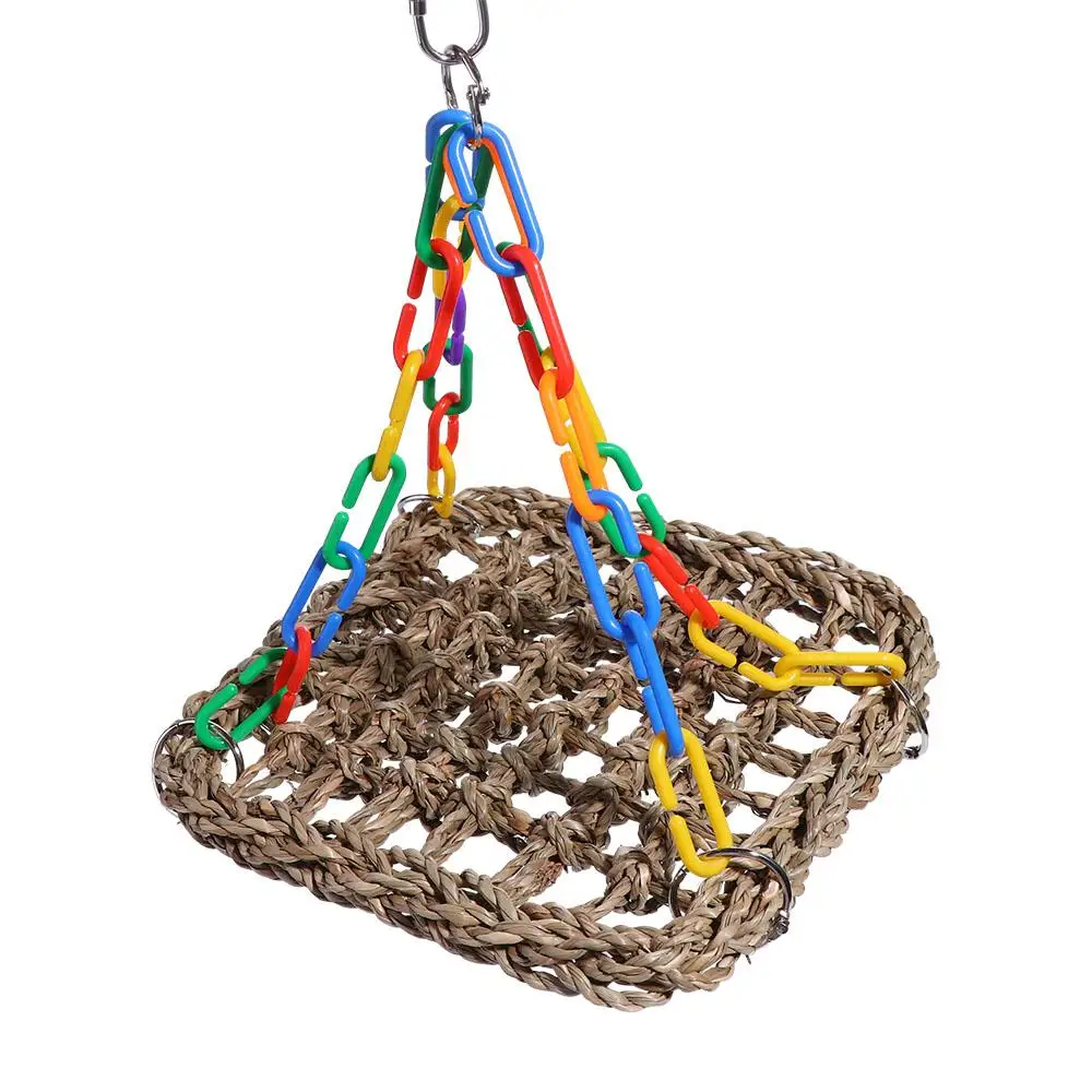 Foldable Bite resistant Rope Wear resistant Birds Cage Accessories Bird Hanging Bed Parrot Hammock Bird Perch Parrot Swing Toys