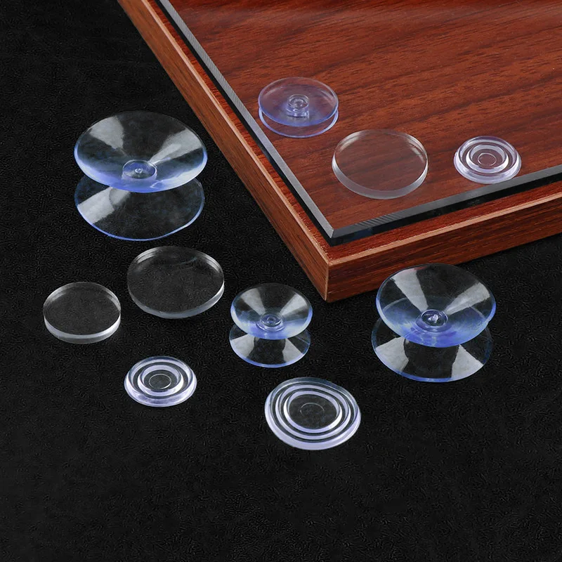 8/20/50 pcs of PVC Silicone Anti Slip Thread Gasket for Furniture, Coffee Table, Glass Tabletop, Anti Slip Pad, Transparent Pad