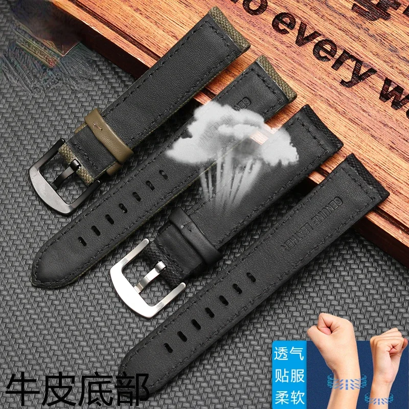 Nylon Canvas Watch Strap for Seiko No. 5 Prospex Series Citizen Eco-Drive Replace Waterproof Watch Band 20 22 24mm Wristband