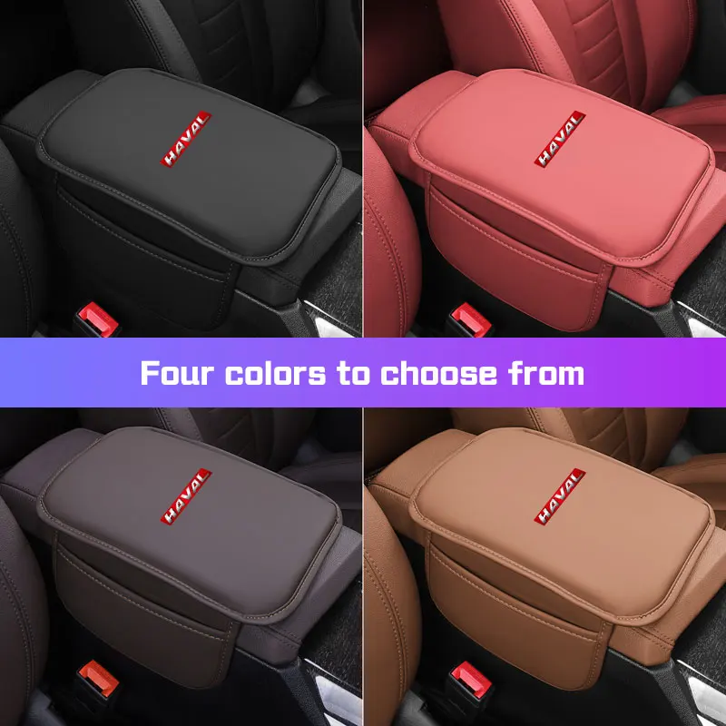 

Haval H2 H3 H6 H7 H9 Dargo M6 F7X Jolion X DOG PU Leather Armrest Pad Center Console Protective Cover