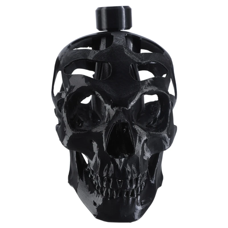 Helmets Display Rack 3D Skull Shape Helmets Stand Halloween Decoration Display Rack Motorbike Helmets Holder Stand