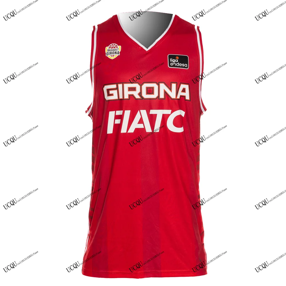 Bàsquet Girona España ACB 2025-26 Jersey local Nueva llegada Patrones impresos en 3D Camisetas de baloncesto local visitante Camisetas Adultos Niños