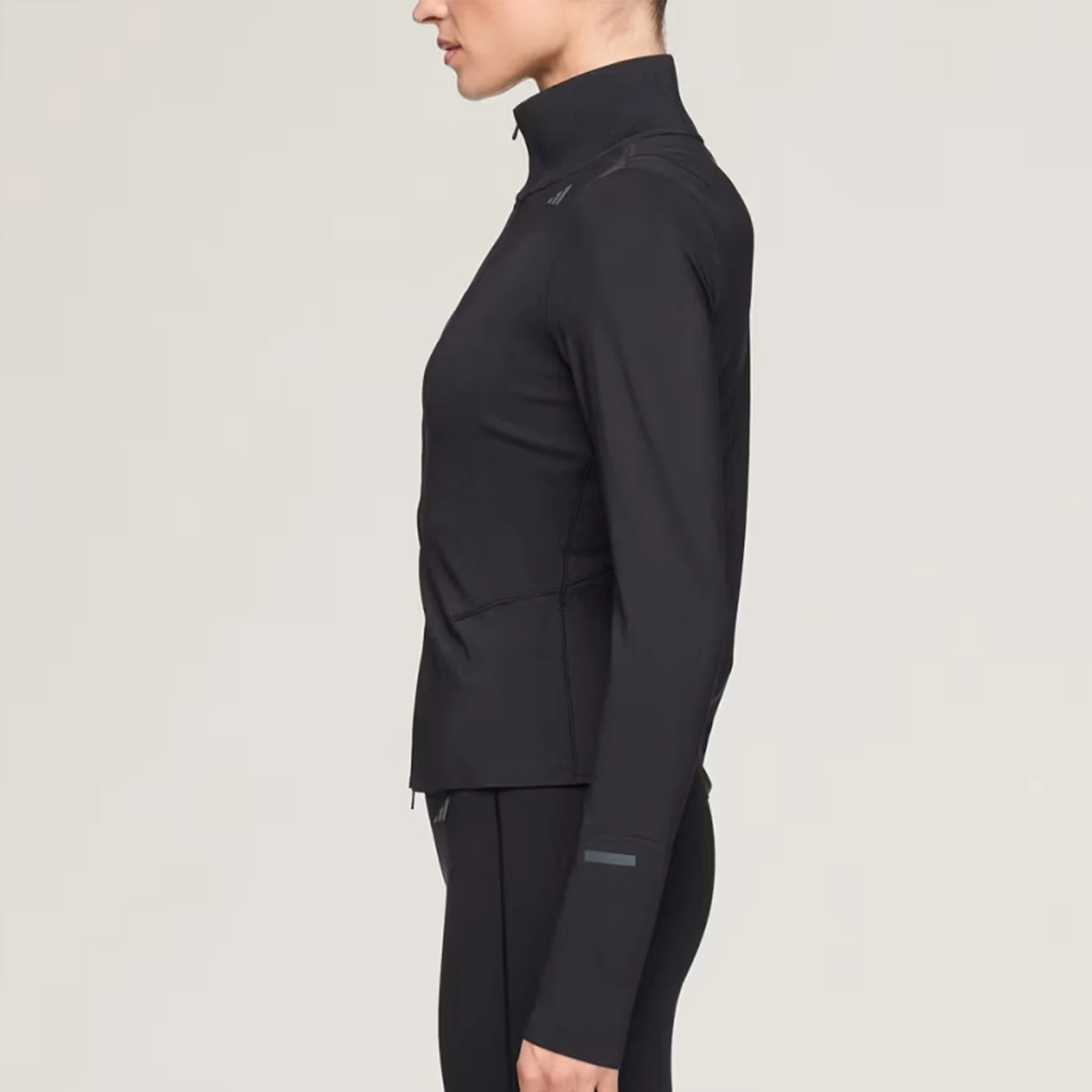 Adidas Authentic New Women's Training High Collar Zipper Long Sleeve Fitness Shirt KD6092