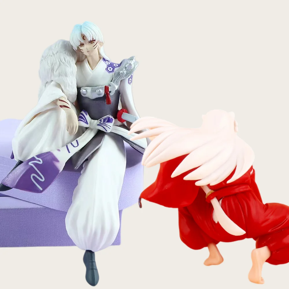 Anime Inuyasha Sesshoumaru Dekorationsfiguren Actionfigur Sammlermodell Spielzeug zur Dekoration Sammlerstück Weihnachtsgeschenk