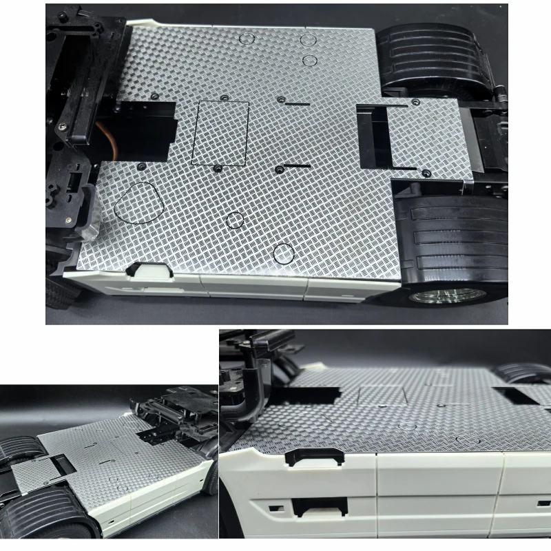 لوحة انزلاقية مقلدة لـ 1/14 Tamiya مركبة يتم التحكم بها عن بُعد فولفو 56375 FH16 4X2 56375 ألعاب أجزاء ذاتية الصنع