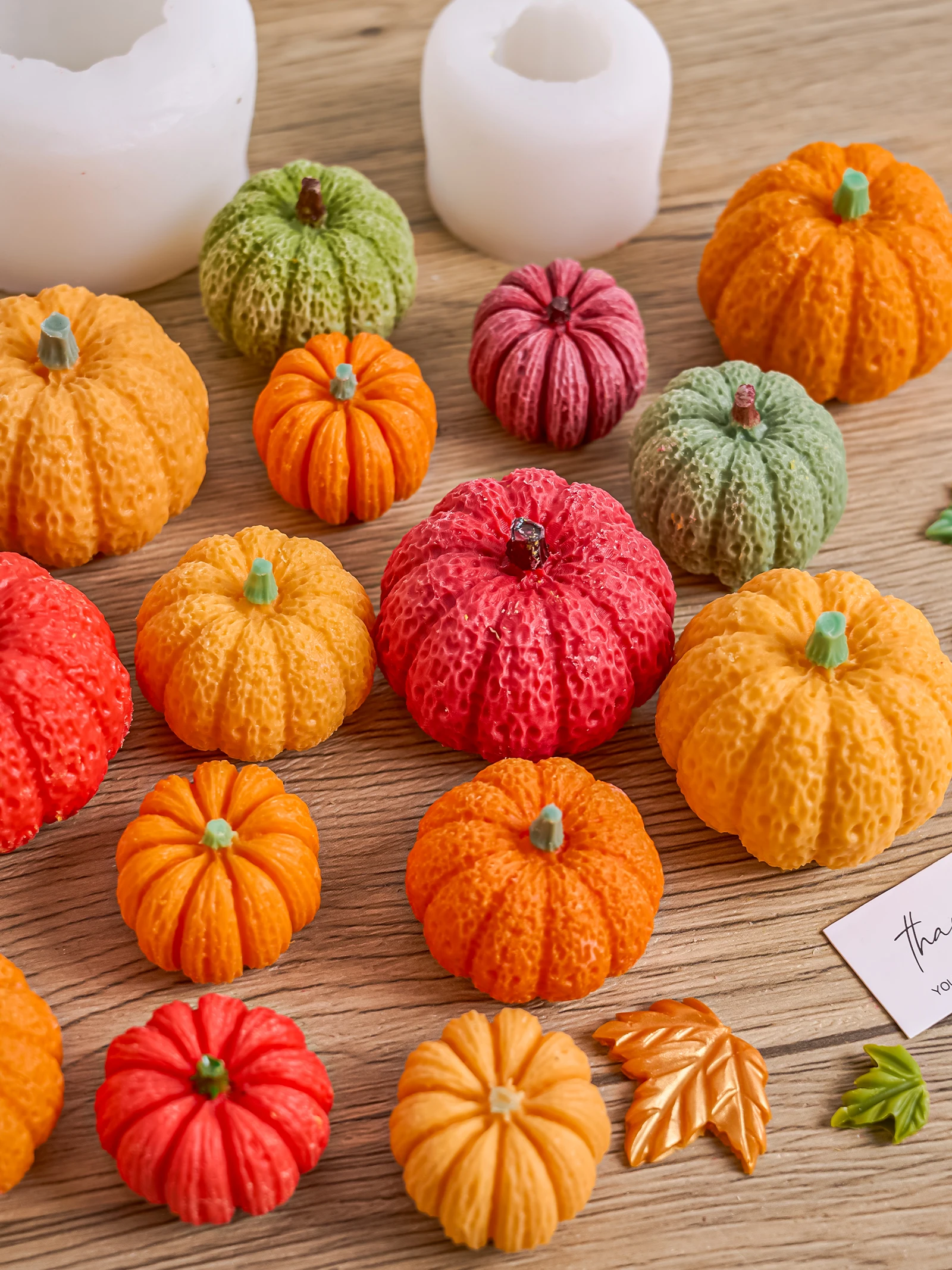3D Kürbis Kerze Halloween Ornamente Silikon Form DIY Duft Kerze, Der Werkzeuge Gips Harz Schokolade Formen Wohnkultur