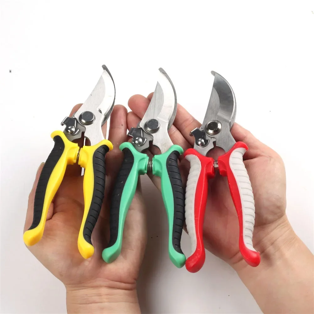 Pruner Garden Scissors Professional Sharp Bypass Pruning Shears Tree Trimmers Secateurs Hand Clippers For Garden Beak Scissors