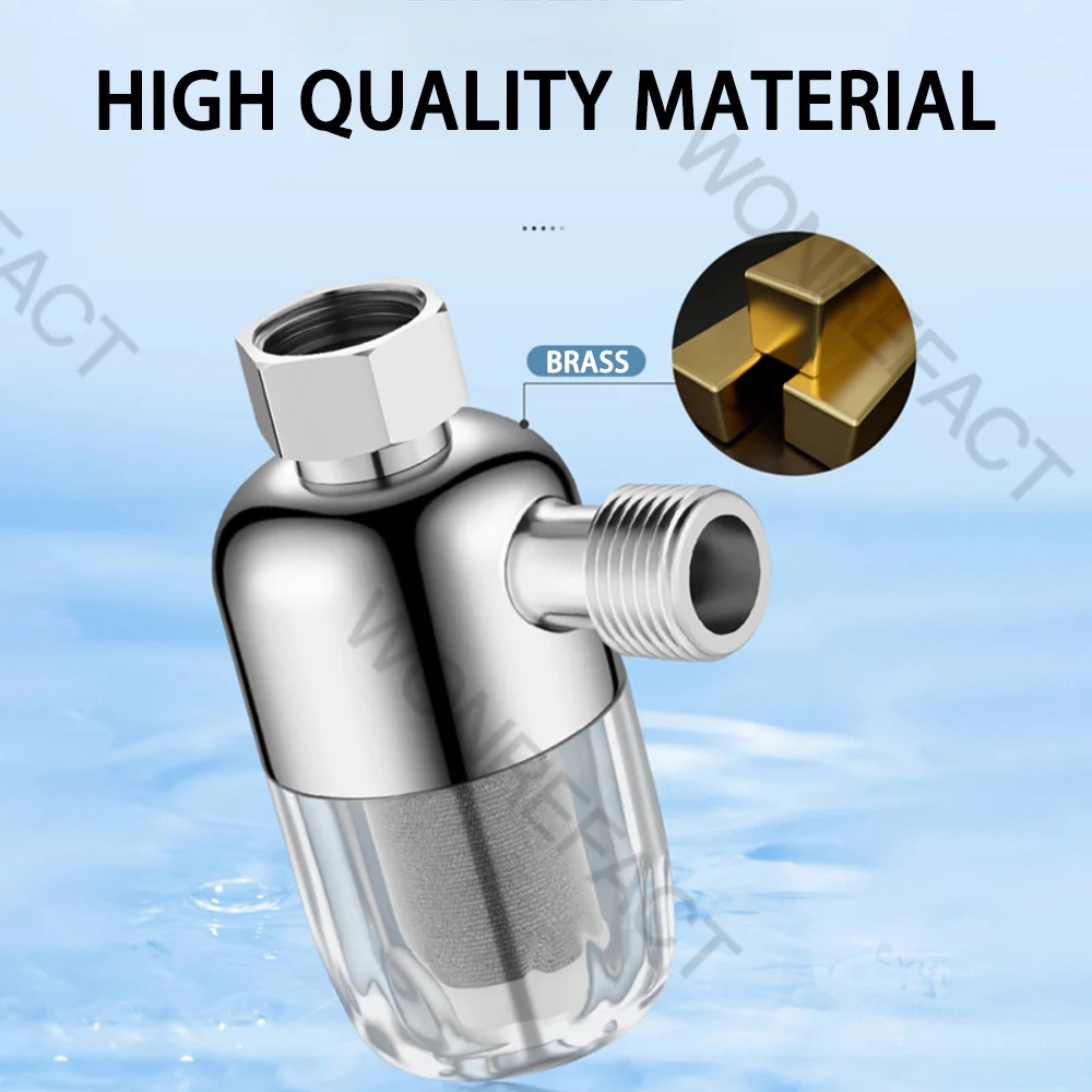 Washing Machine Effluent Purifier Front Filter Bathroom Kitchen Brass Universal Faucet Sediment Filter Water Heater Front Filter