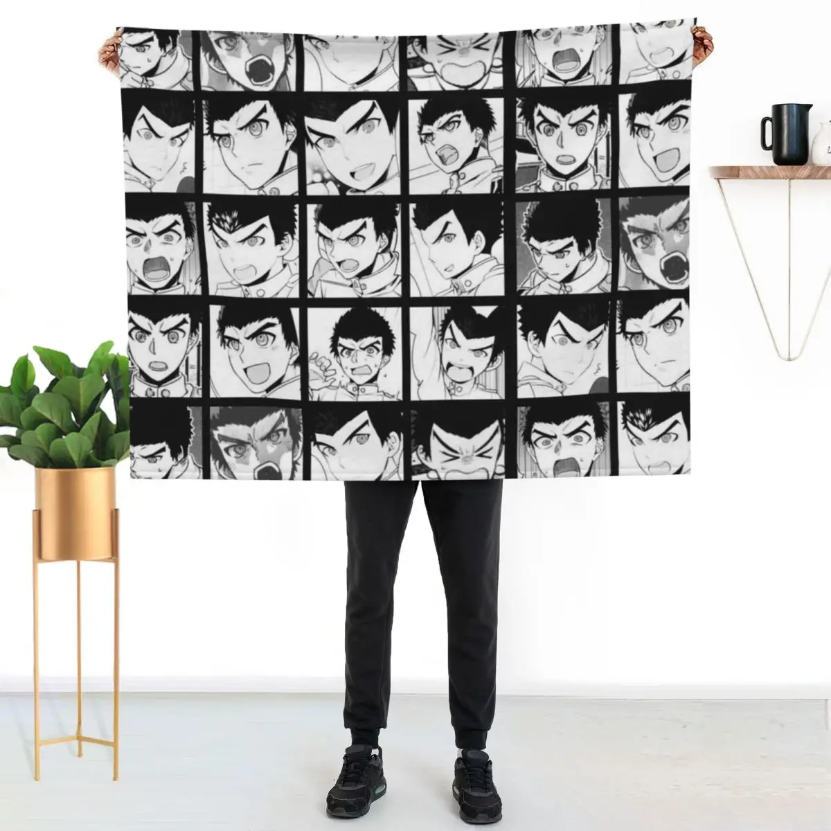 Ishimaru Manga Collection Throw Blanket Furrys Hair Travel Soft Luxury Designer Sofa Blankets