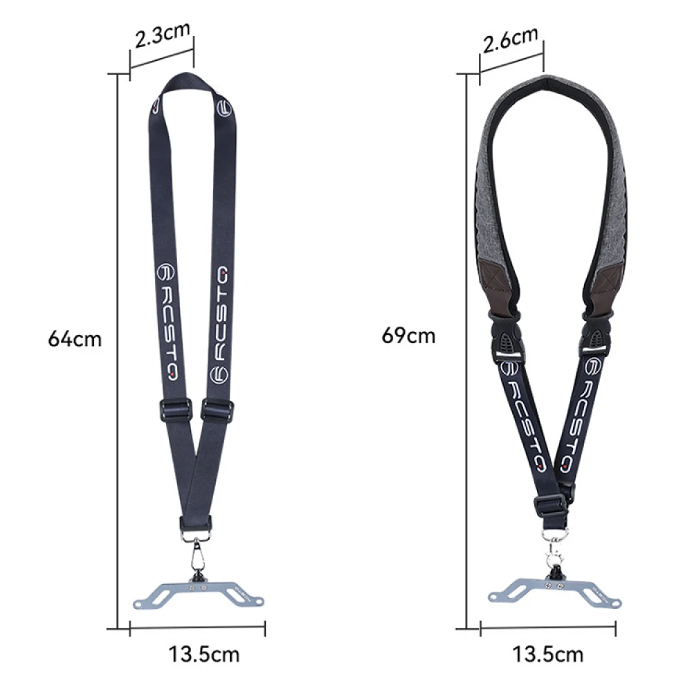 Parti di montaggio in lega per imbracatura da collo per controller drone con cordino largo con cinturino a fibbia singola per telecomando DJI Mini 3Pro con schermo