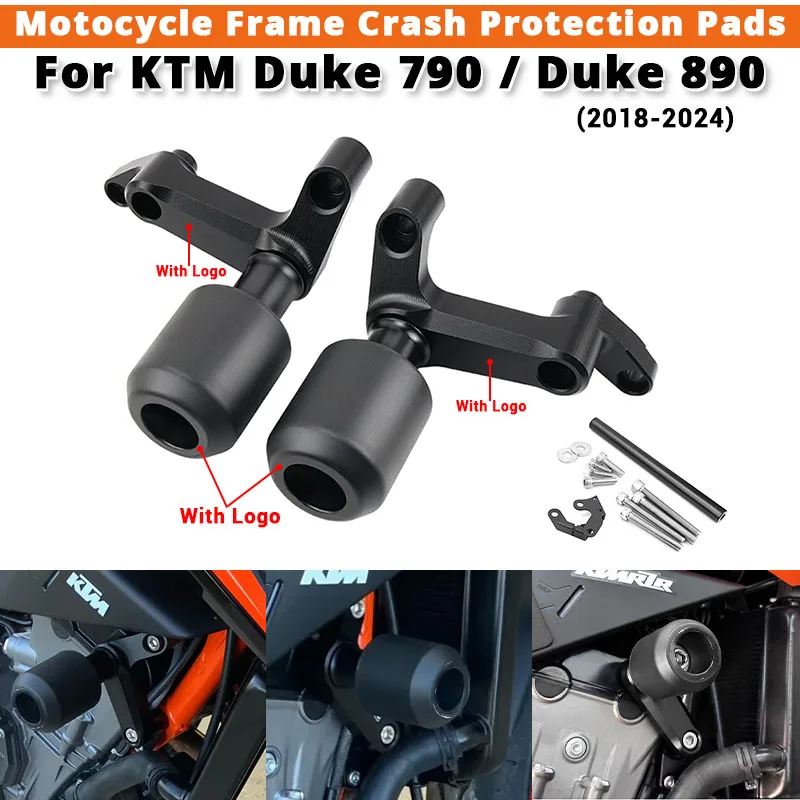 

Для KTM DUke 790 Duke 890 2018-2024 противоударные Слайдеры для мотоциклетной рамы, защитные накладки, скользящие на KTM DUke 790 Duke 890