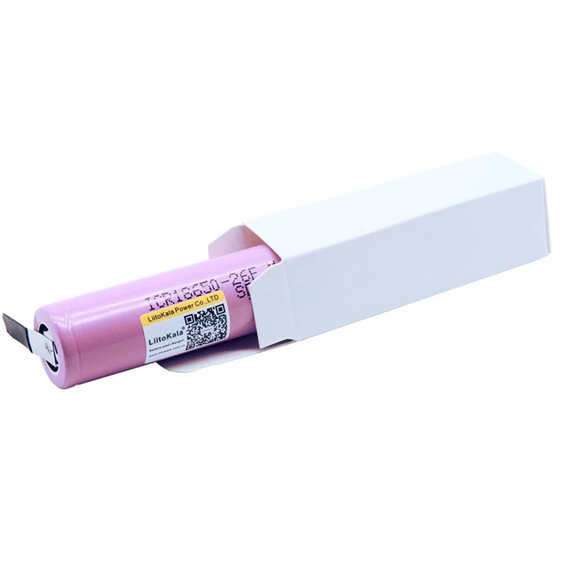 LiitoKala 26F-N 18650 2600mAh بطارية بطارية قابلة للشحن ICR18650-26F 20A التفريغ بطارية ليثيوم أيون + DIY النيكل
