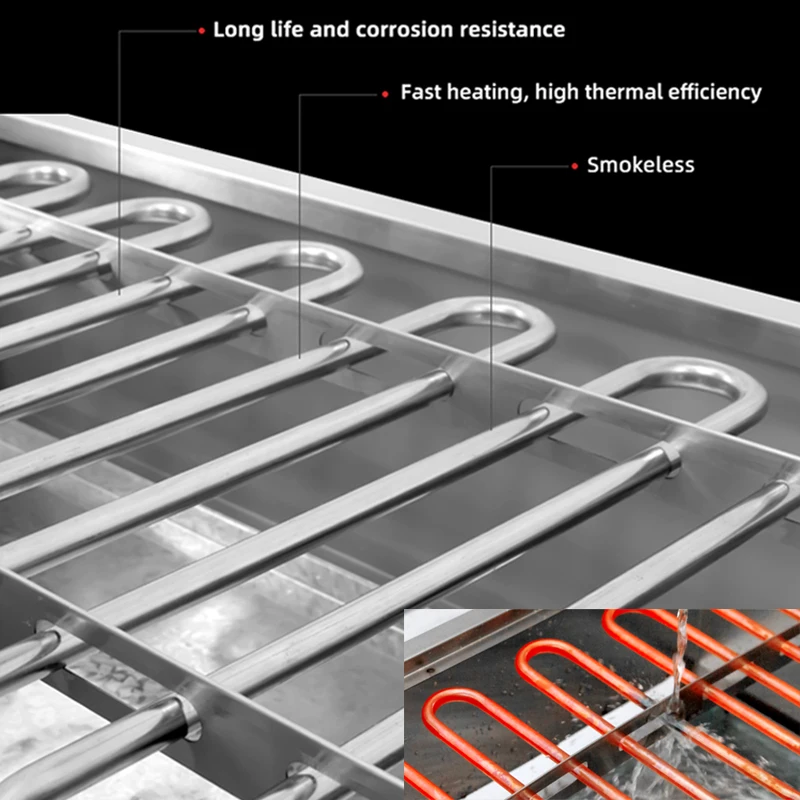 Professional Large Smokeless Electric Industrial BBQ Grills Commercial For Restaurant And BBQ Store Supplier