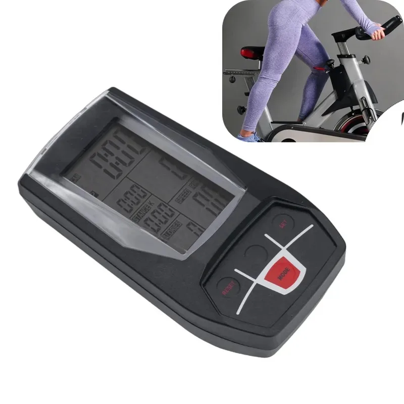 

Exercise Bike Monitor Speedometer Calories Mileage Heart Rate Total Mileage Wide Application Gym Accessories