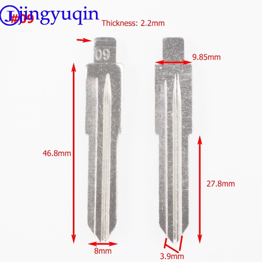 

jingyuqin #09 Blade Remote New Arrival Blank Key Replacement Uncut Blade For Mazda Vizi 323 626 929
