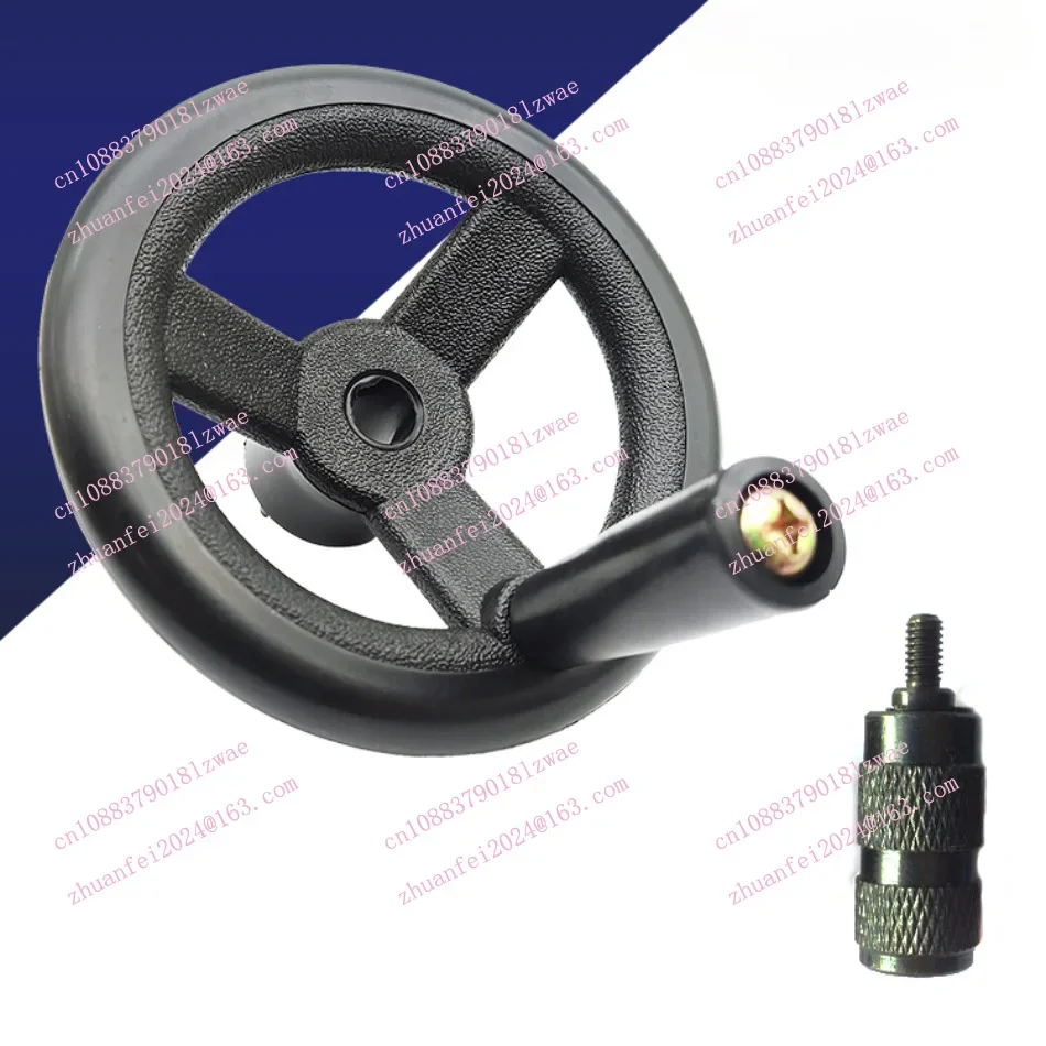 1Set High Quality Milling Machine B125+126 Feed Black Plastic Hand Wheel & 3X B110+B111 Feed Reverse Knob FOR BRIDGEPORT Mill