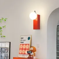 USB+battery+remote control Wall Lamp Magnetic Suction Bedroom Bedside wall light  Designer Internet Red Children's Room Lamps