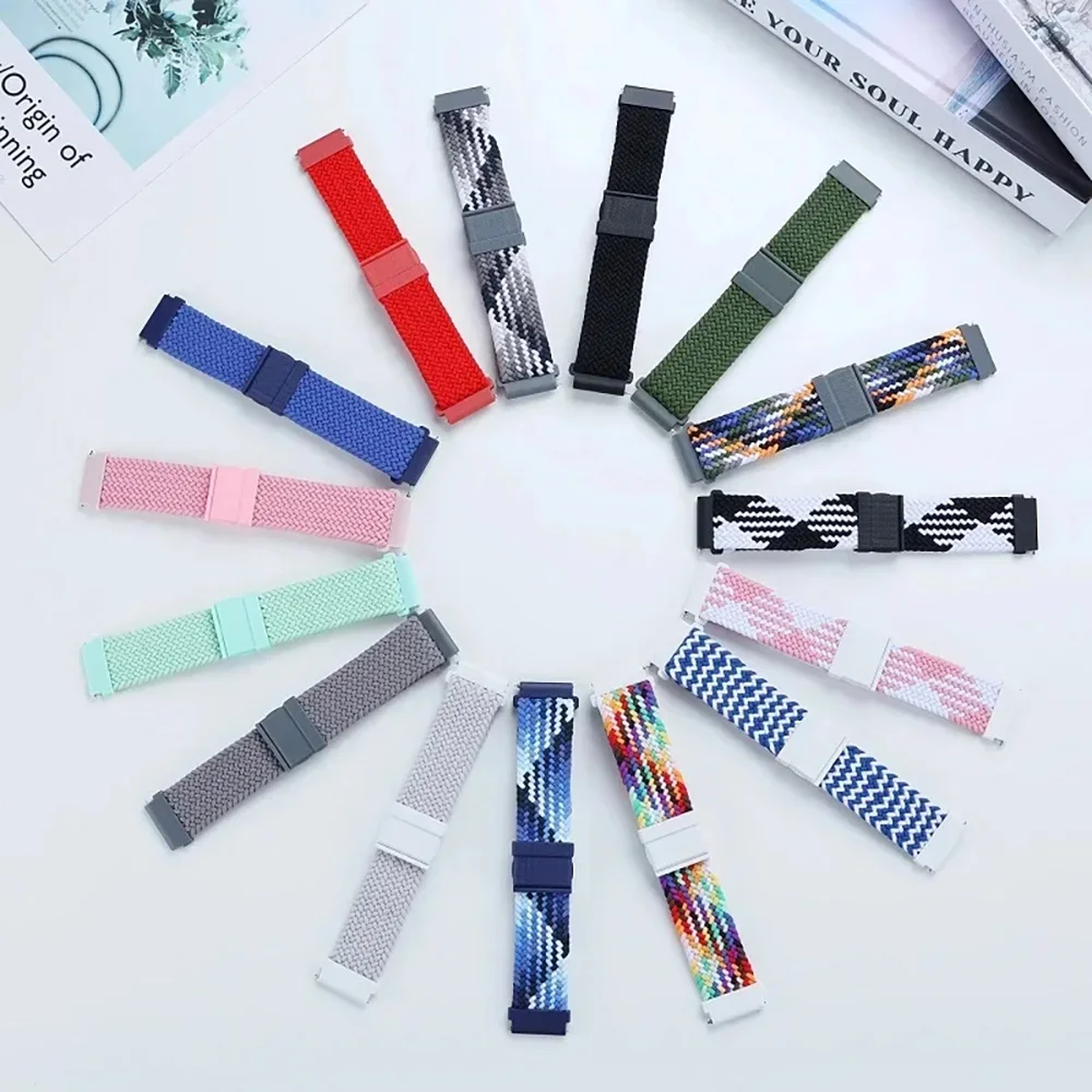 Ремешок нейлоновый 20/22 мм для смарт-часов Garmin шнур 2 Plus/шнур SQ/шнур 2/Forerunner 255 745, аксессуары, спортивный ремешок