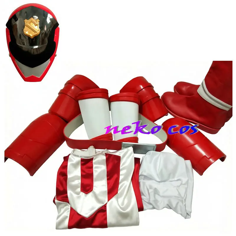 

nekocos Keisatsu Sentai Patranger fullset bodysuit mask armcover belt Cosplay Costume Custom Size