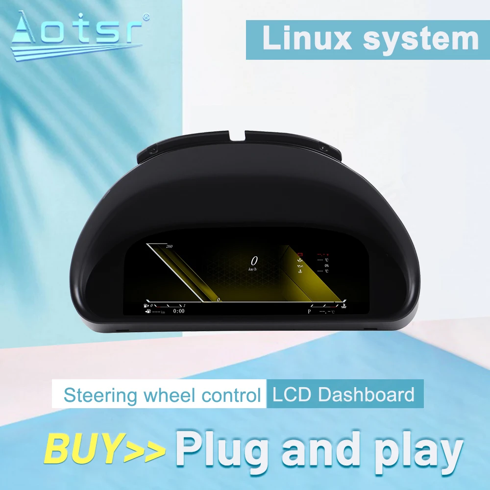 

Популярная 12,3-дюймовая цифровая панель приборной панели для BMW X5 E53 E39 1999-2006, ЖК-дисплей, виртуальный приборный кластер, спидометр, кабина