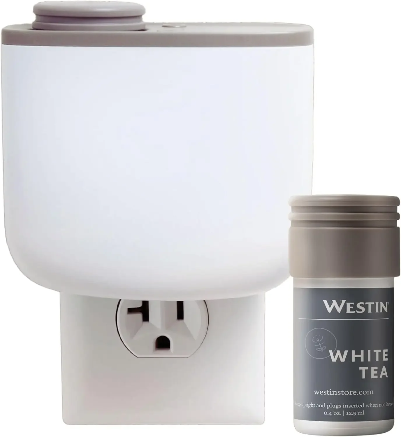 Mini Home  & Fragrance Refill Plug in Wall Diffuser Luxury Hotel Collection Aromatherapy Notes of White Tea, Ced