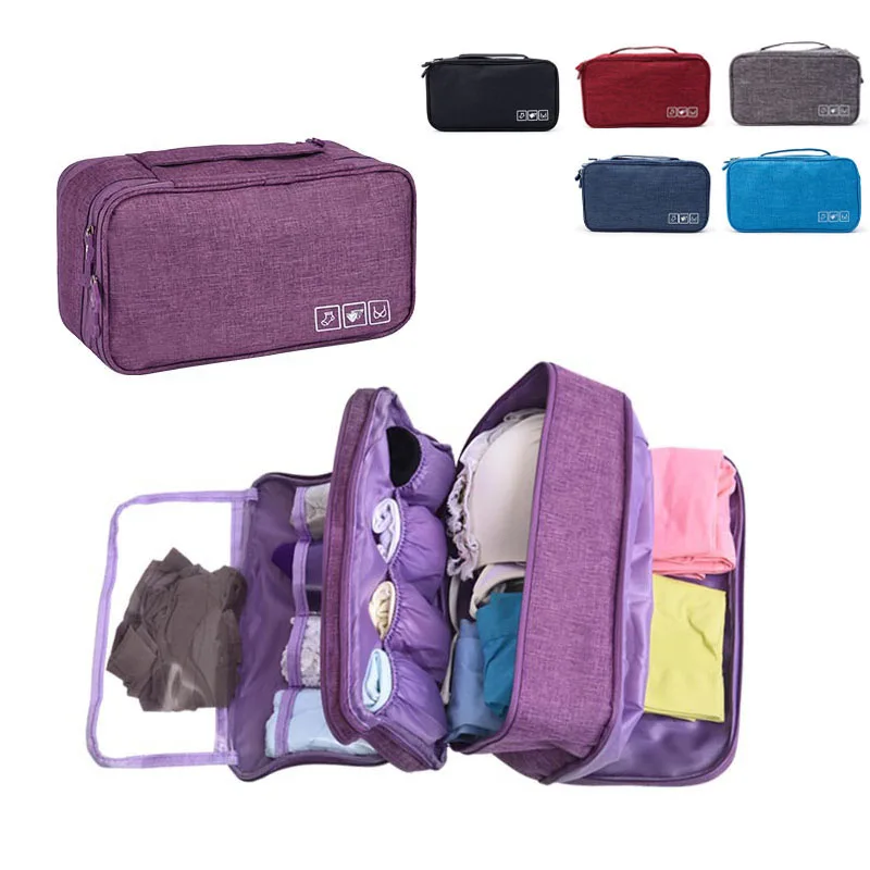 Travel Bra Organizer Bag Waterproof Panties Sock Underwear Storage Bag Daily Women Wash Package Cosmetic Finishing Bags