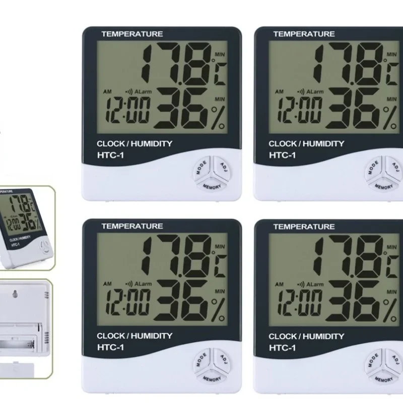 Indoor Digital Thermometer Hygrometer Weather Station - Home Room Temperature Humidity Monitor