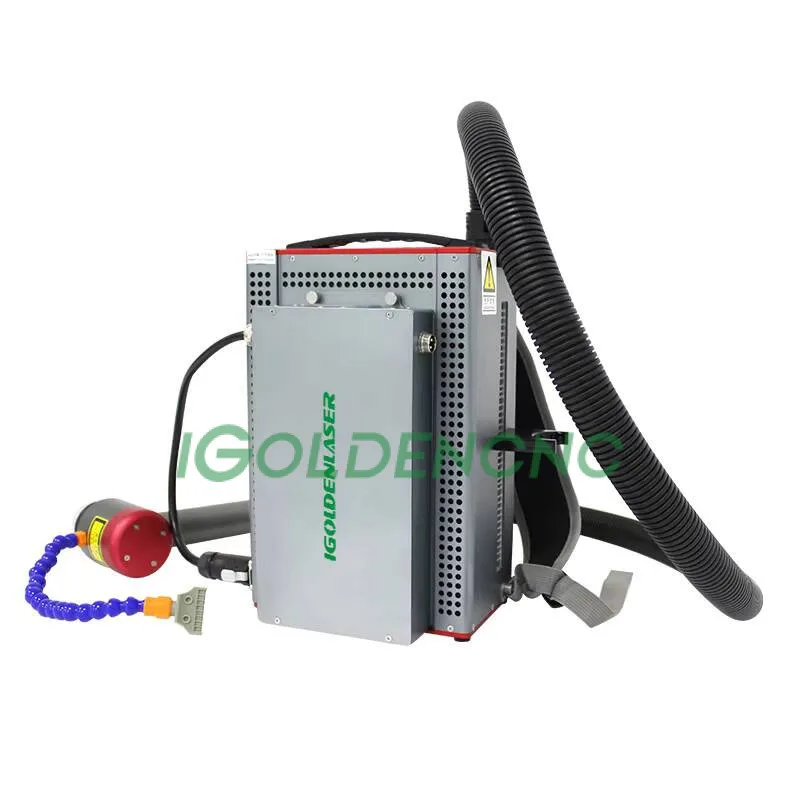 Mopa Laser Cleaner 3000W กระเป๋าเป้สะพายหลัง Pulse Laser Cleaning Machine แบบพกพา