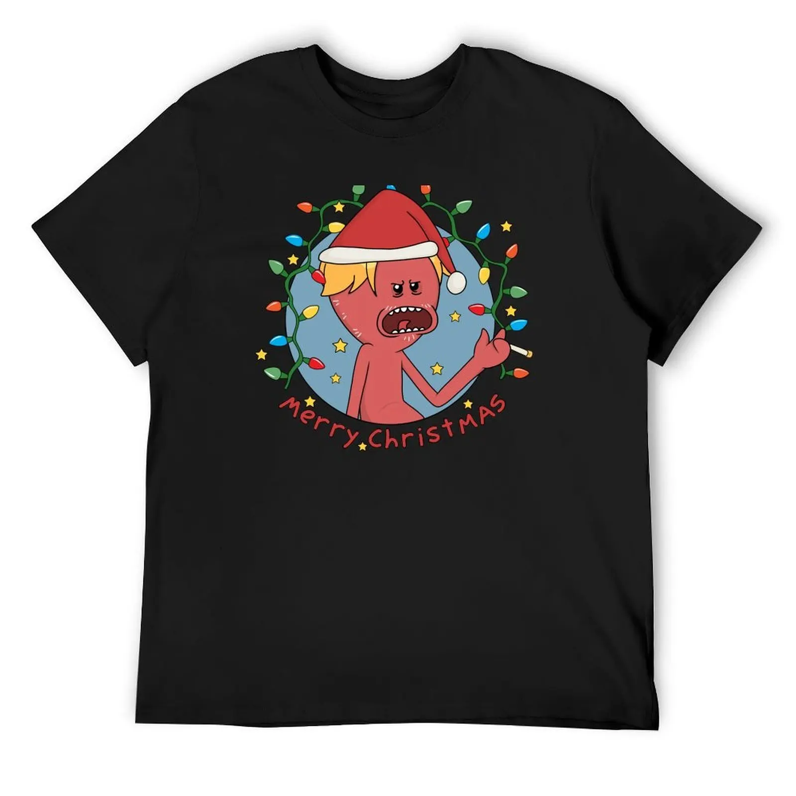 

Red Meeseeks - Merry Christmas T-Shirt affliction shirts anime clothes designer shirts heavy weight t shirts for men