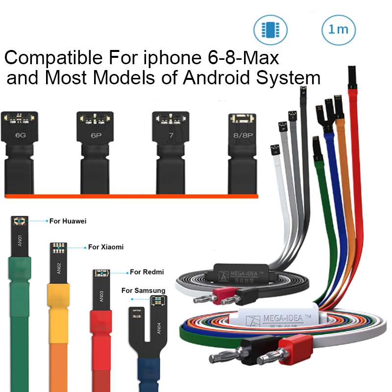 

Power Off Repair Cable For iphone 6/6s/6sp/7/7P/8/8P/X XS XR MAX Android Samsung Huawei Power Supply Test Line Power On Off Line