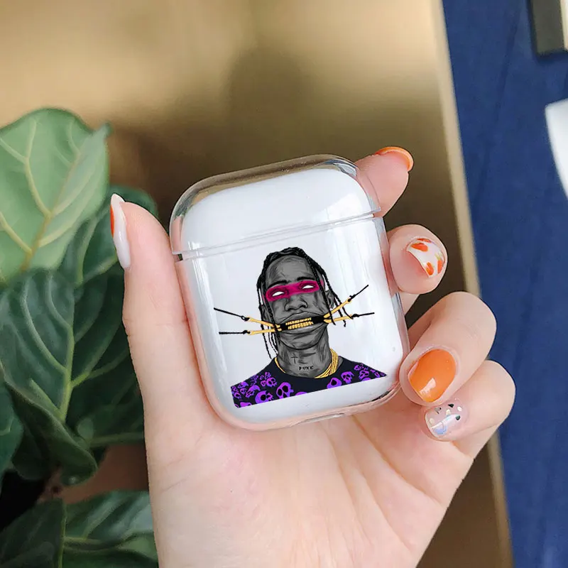 Travis Scott Huncho Jack ASTROWORLD Soft silicone TPU Case For AirPods Pro 1 2 3 4 Clear Wireless Bluetooth Earphone Box Cover