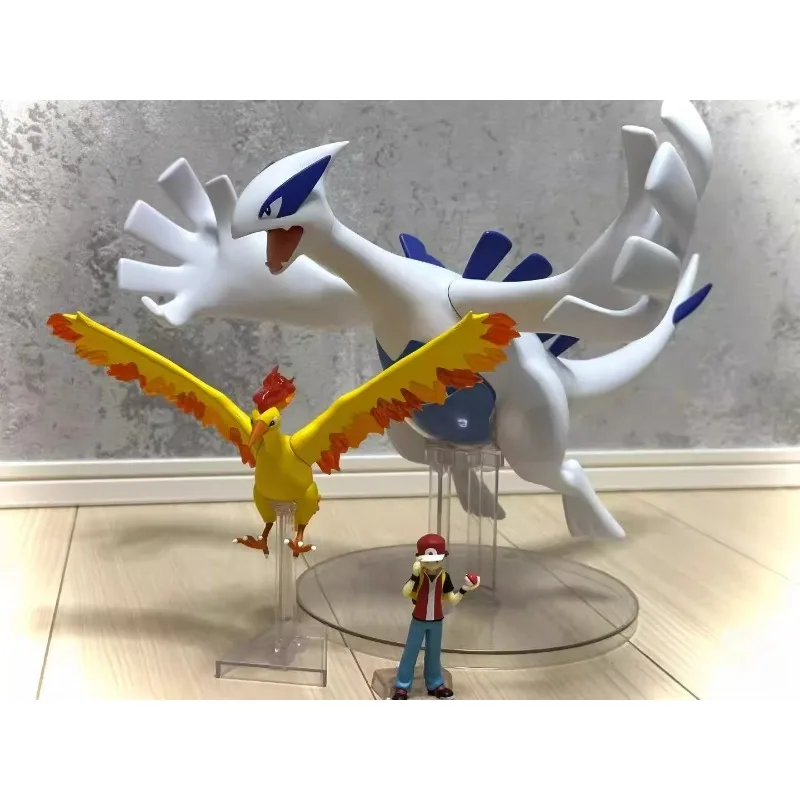 Oryginalny Bandai Pokemon Scale World Region Jouto Lugia 240mm Figurki Anime Zabawki Prezenty Kolekcjonerski Model Ozdoba Dostępny