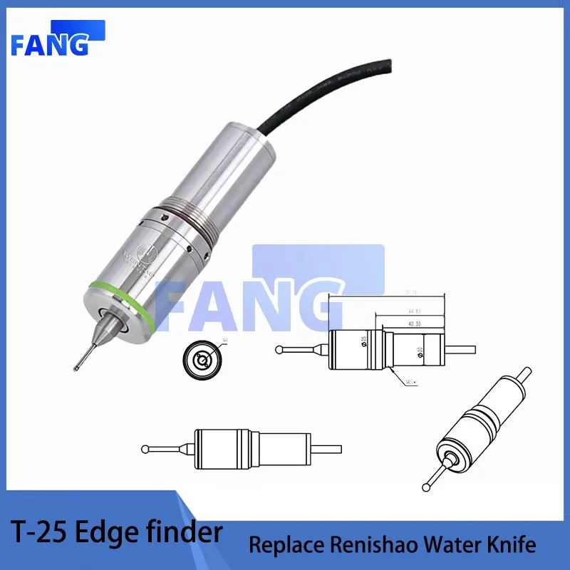 

CNC contact T-25 edge finder probe CNC machine tool wired probe detection sensor automatic edge finder Renishao Marpos water jet