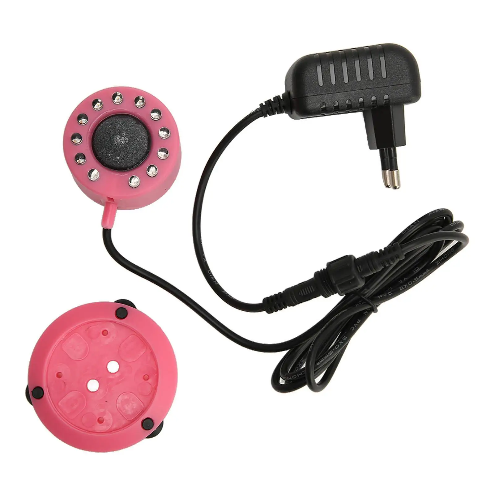 4 Colors Waterproof LED Bubbler Light for Fish Tank - Submersible Air Stone Lamp, EU Plug 100-240V