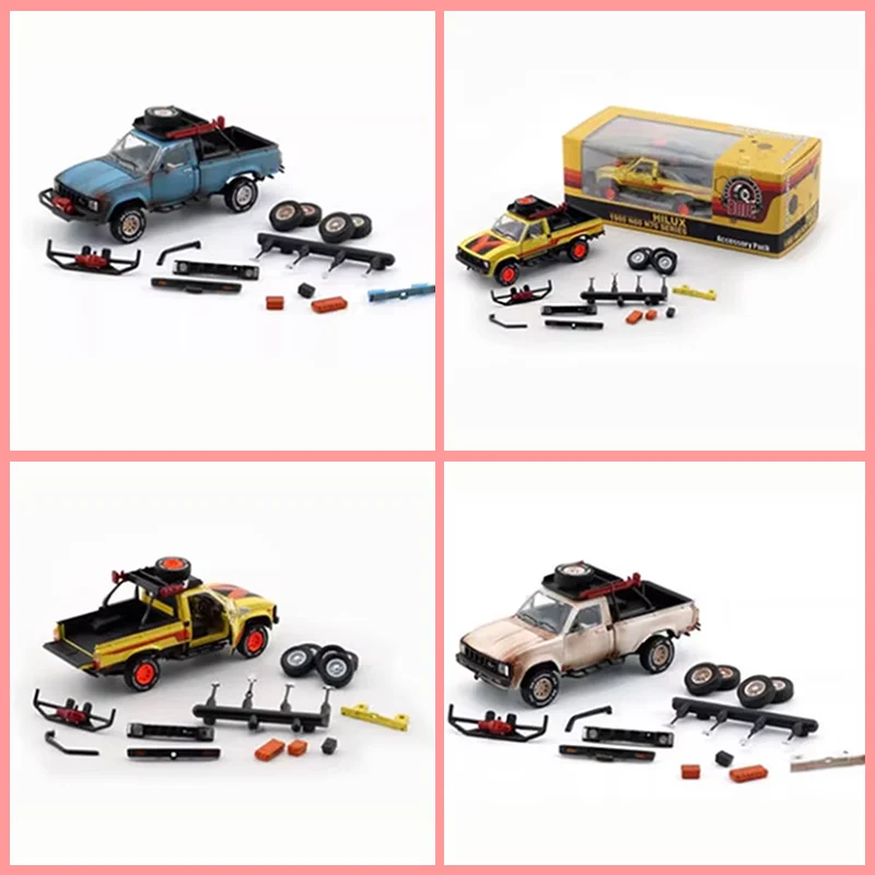 BMC 1/64 HILUX N60 Legierung Pickup Geländewagen Modell Klassiker Erwachsene Souvenir Geschenk Hobby & Spielzeug