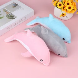 New 30cm Lovely Dolphin Plush Toys Stuffed Soft Cute Animal Dolls Sofa Decor for Kids Children Gifts