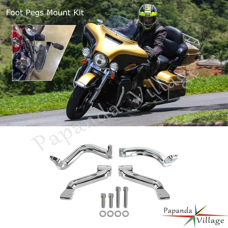 Аксессуары для мотоциклов Harley Touring CVO Road Glide Tri Glide Electra Glide FLHTKSE FLTRXSE FLHTCUTGSE: комплект креплений для подножек