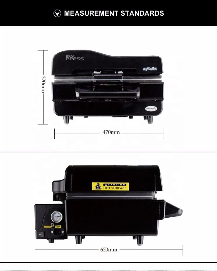 3D Vacuum ST-3042 Sublimation Heat Press Machine Mug Phone Case Plate Tile Heat Transfer Machine Multi-function Print Machine